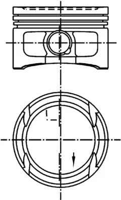 Píst KOLBENSCHMIDT 99562620 – OE 036107107CK